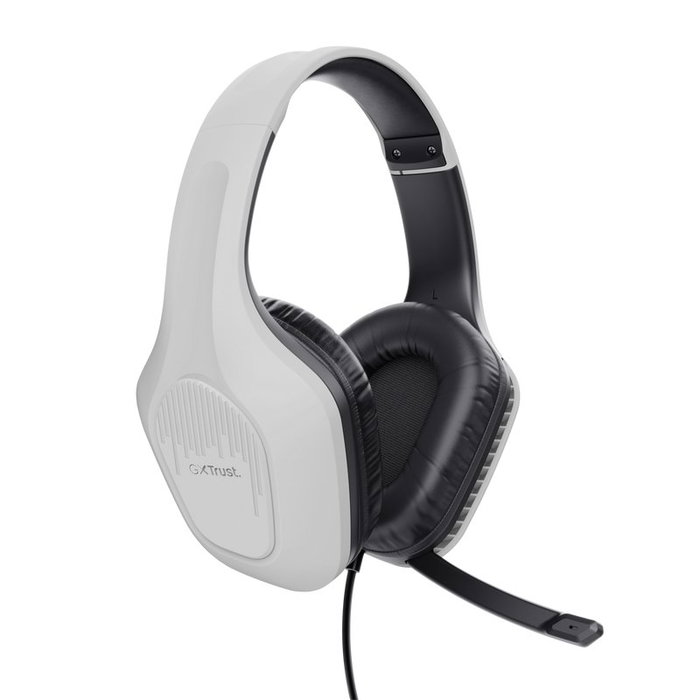Trust Gaming Auriculares con Micrófono GXT GXT 415 Zirox para PS5, Jack 3.5, Blanco